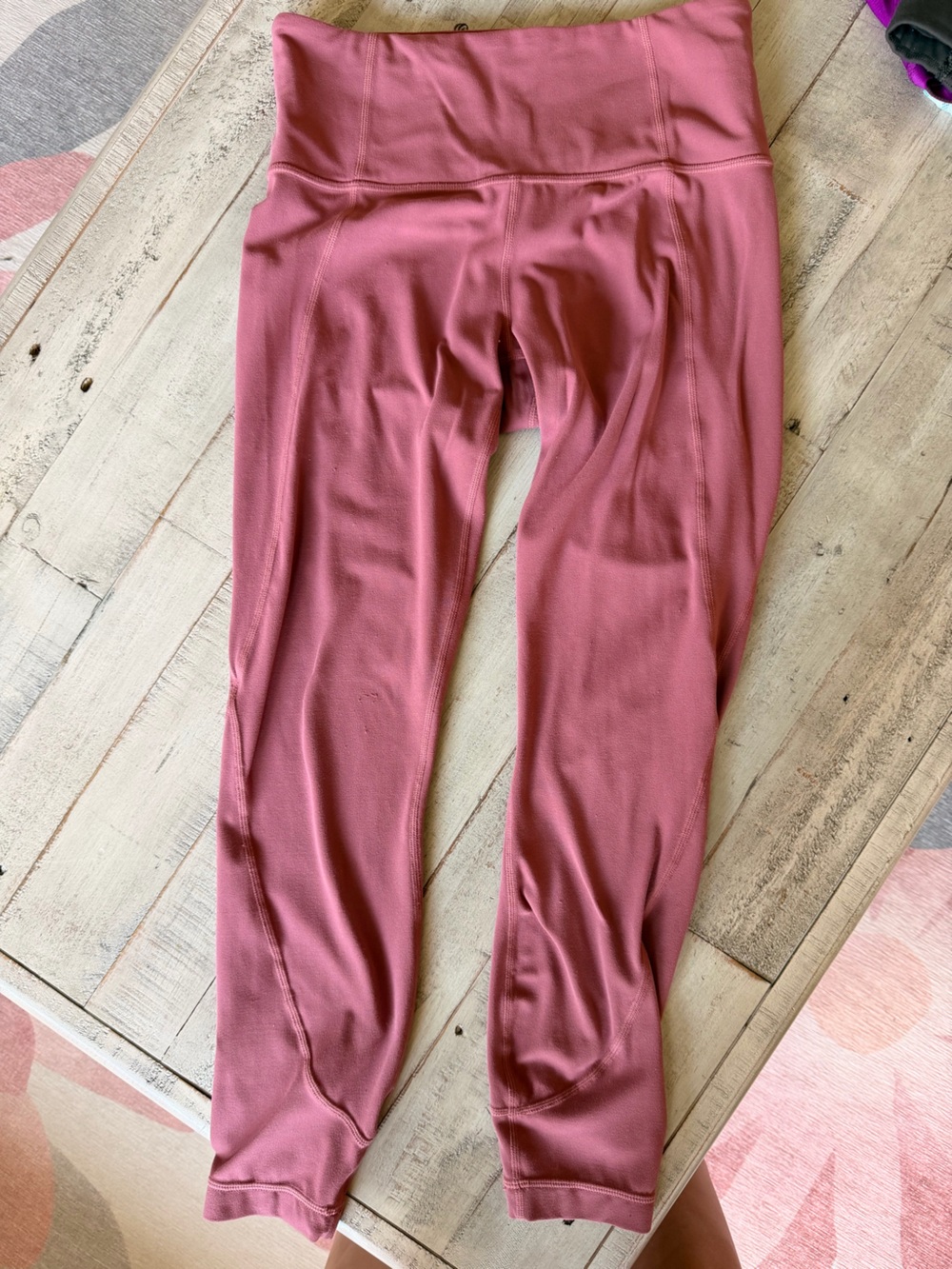 Athleta Women's Leggings - Dusty Rose